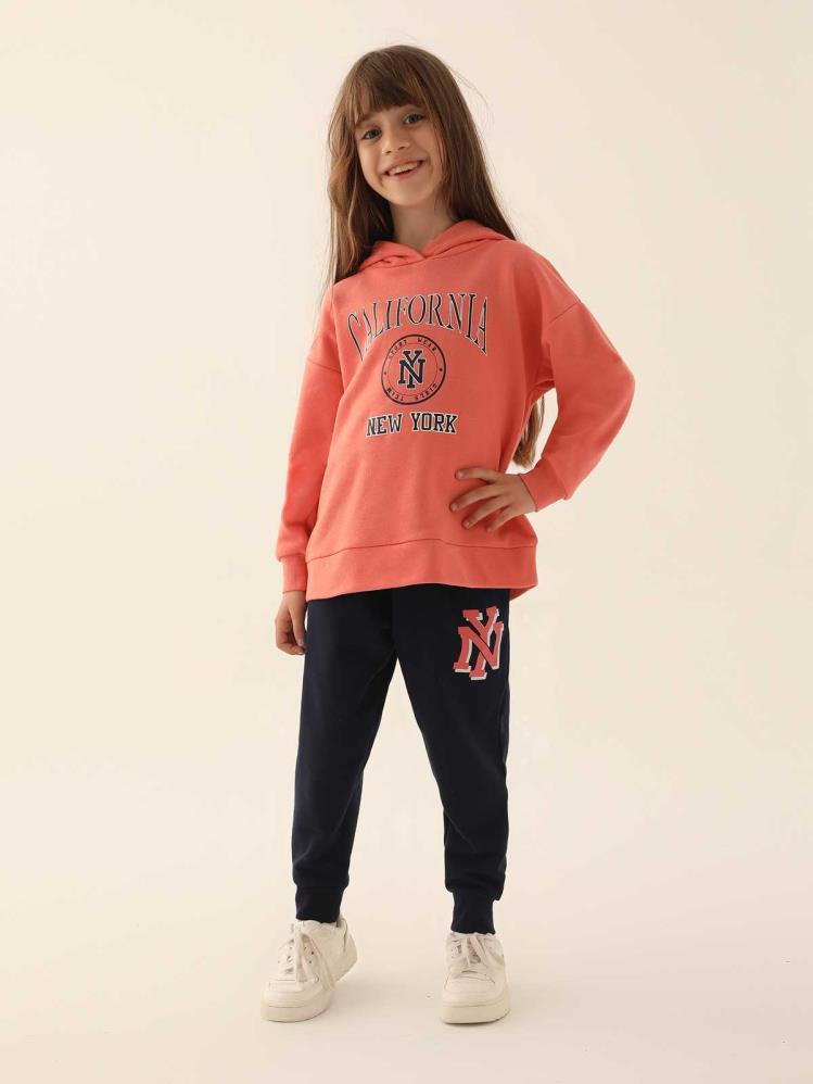 Roly Poly Kız Çocuk 2-7 Yaş Eşofman Takımı - Pudra