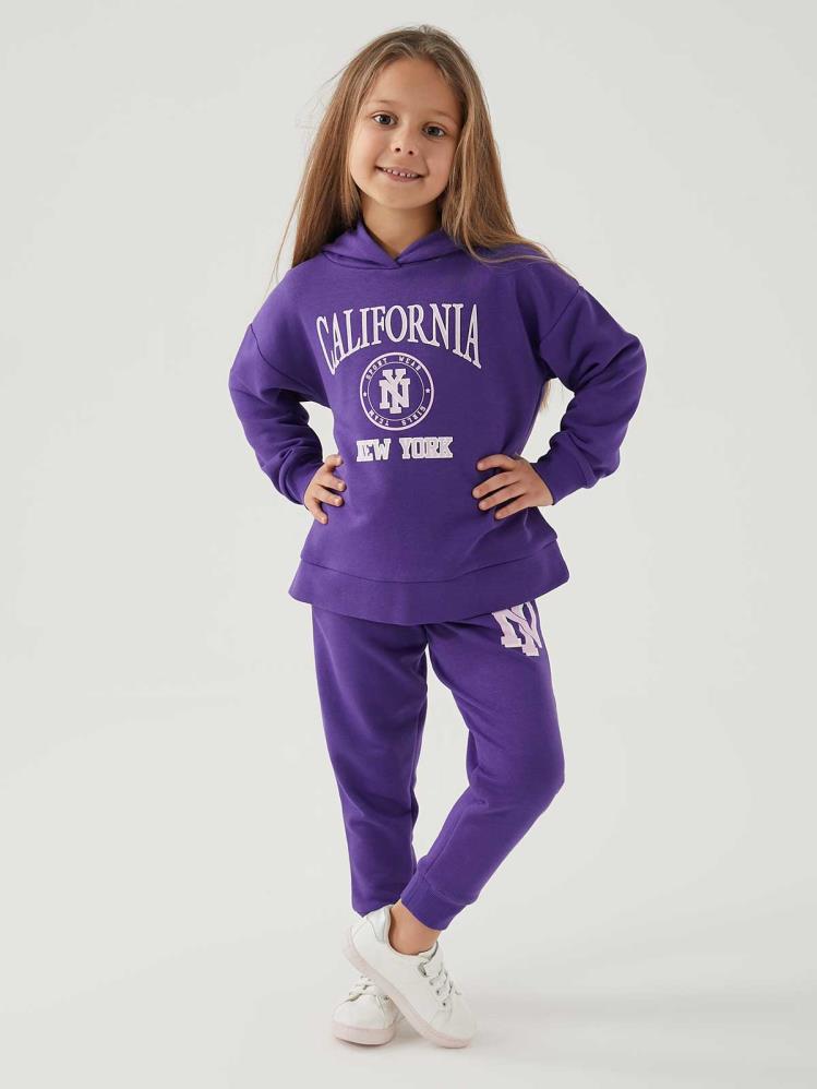 Roly Poly Kız Çocuk 2-7 Yaş Eşofman Takımı - Lila
