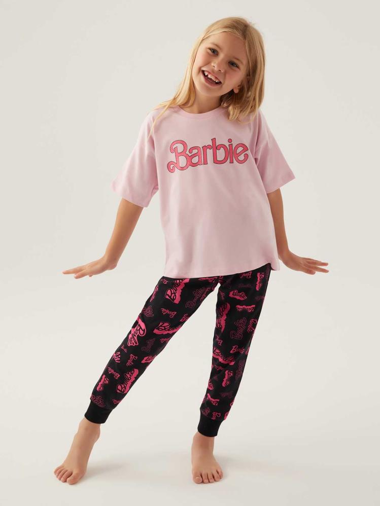 Roly Poly Barbıe Kız Çocuk İkili 3-7 Yaş Takım - Pembe