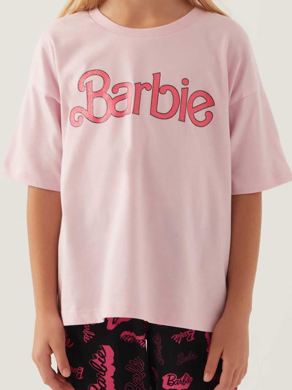 Roly Poly Barbıe Kız Çocuk İkili 3-7 Yaş Takım - Pembe