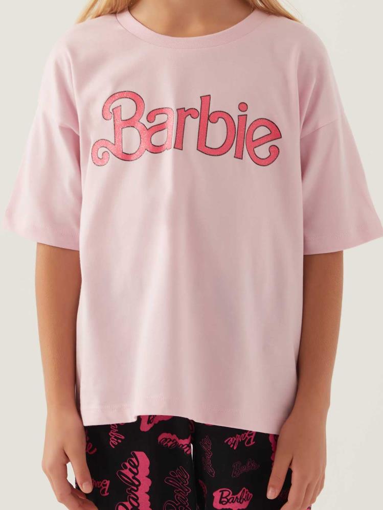 Roly Poly Barbıe Kız Çocuk İkili 3-7 Yaş Takım - Pembe