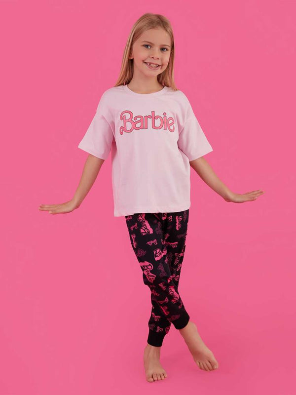 Roly Poly Barbıe Kız Çocuk İkili 3-7 Yaş Takım - Pembe