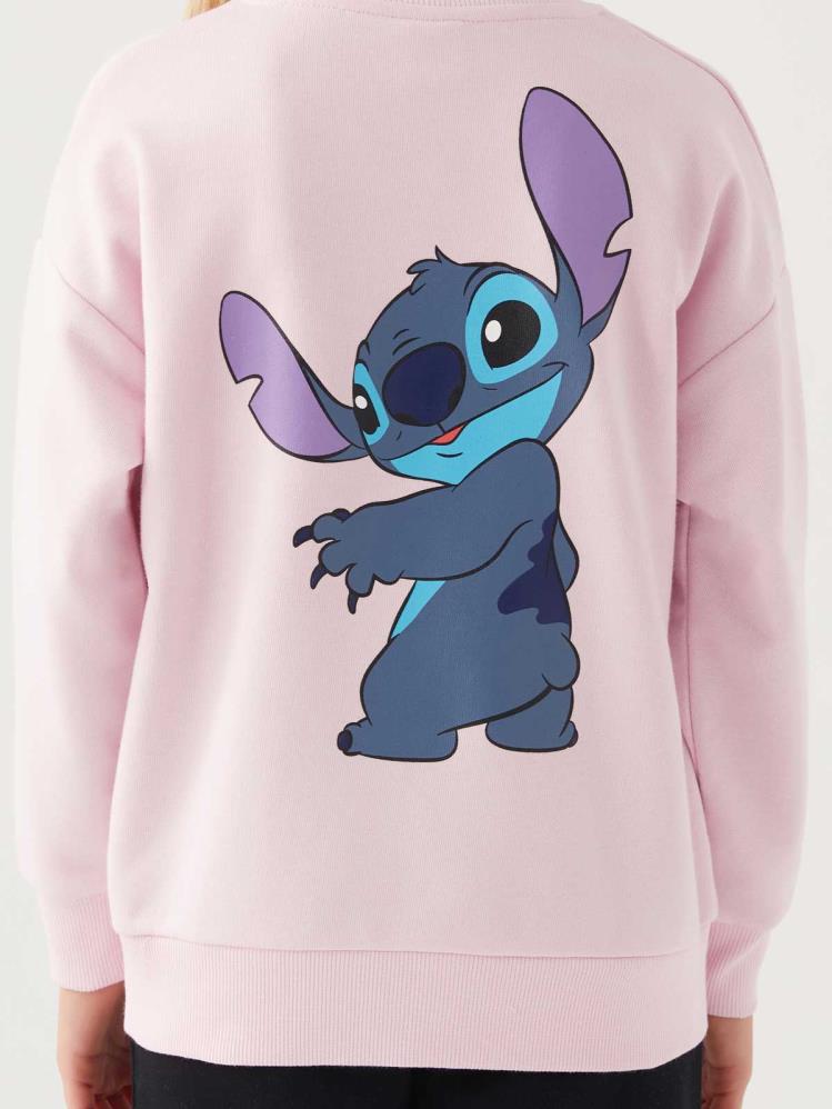 Roly Poly Stıtch Kız Çocuk 3-8 Yaş Sweatshirt - Pembe