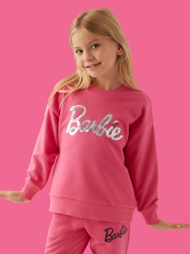Roly Poly Barbıe Kız Garson 9-14 Yaş Sweatshirt - Fusya