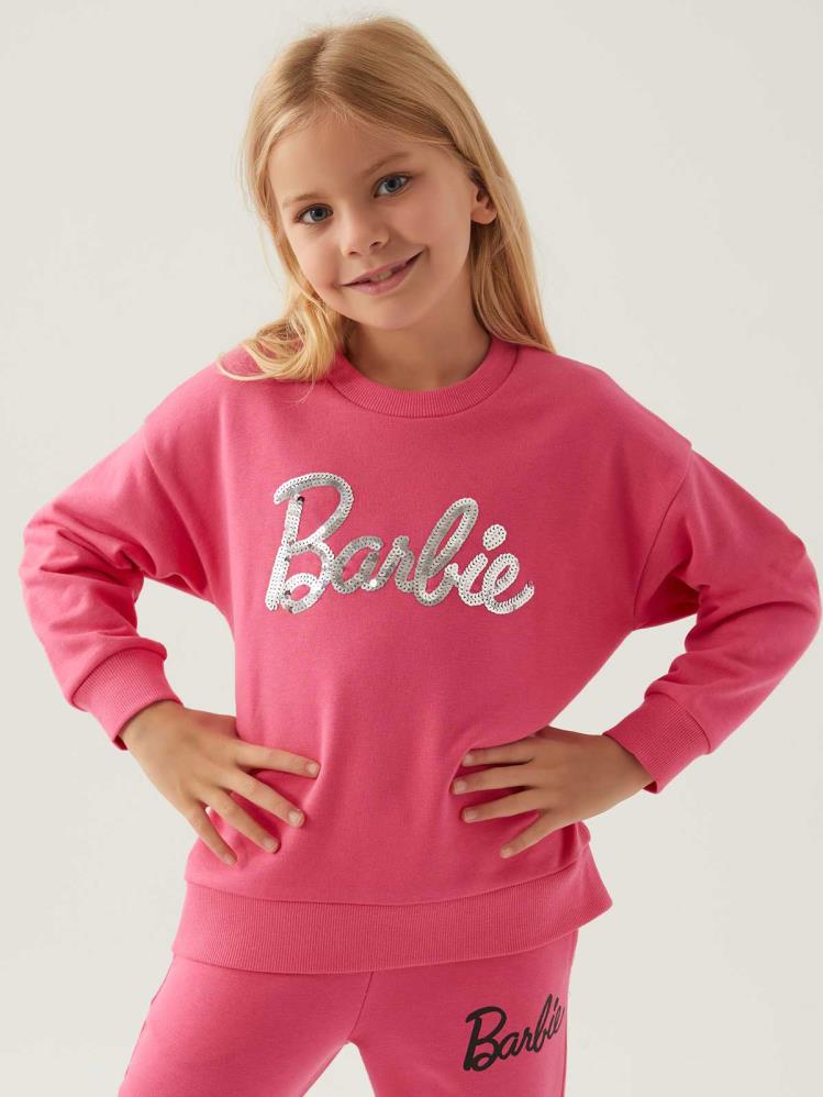 Roly Poly Barbıe Kız Garson 9-14 Yaş Sweatshirt - Fusya