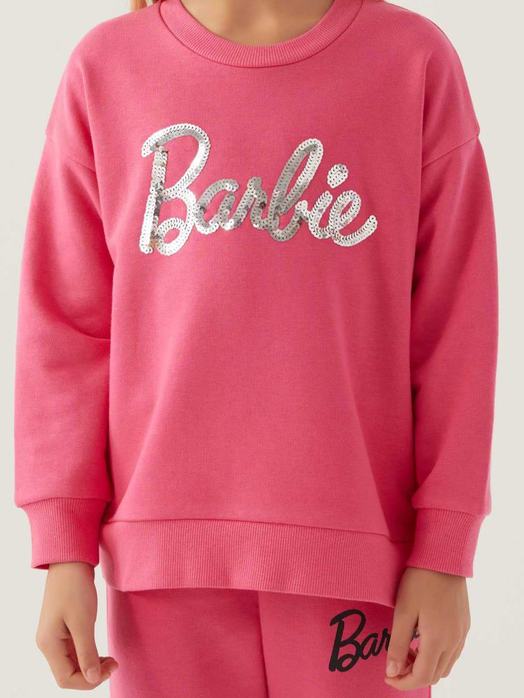 Roly Poly Barbıe Kız Garson 9-14 Yaş Sweatshirt - Fusya