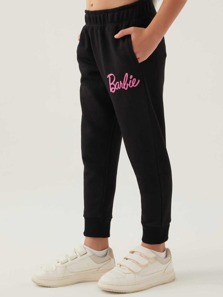 Roly Poly Barbıe Kız Çocuk 3-8 Yaş Eşofman Altı - Siyah
