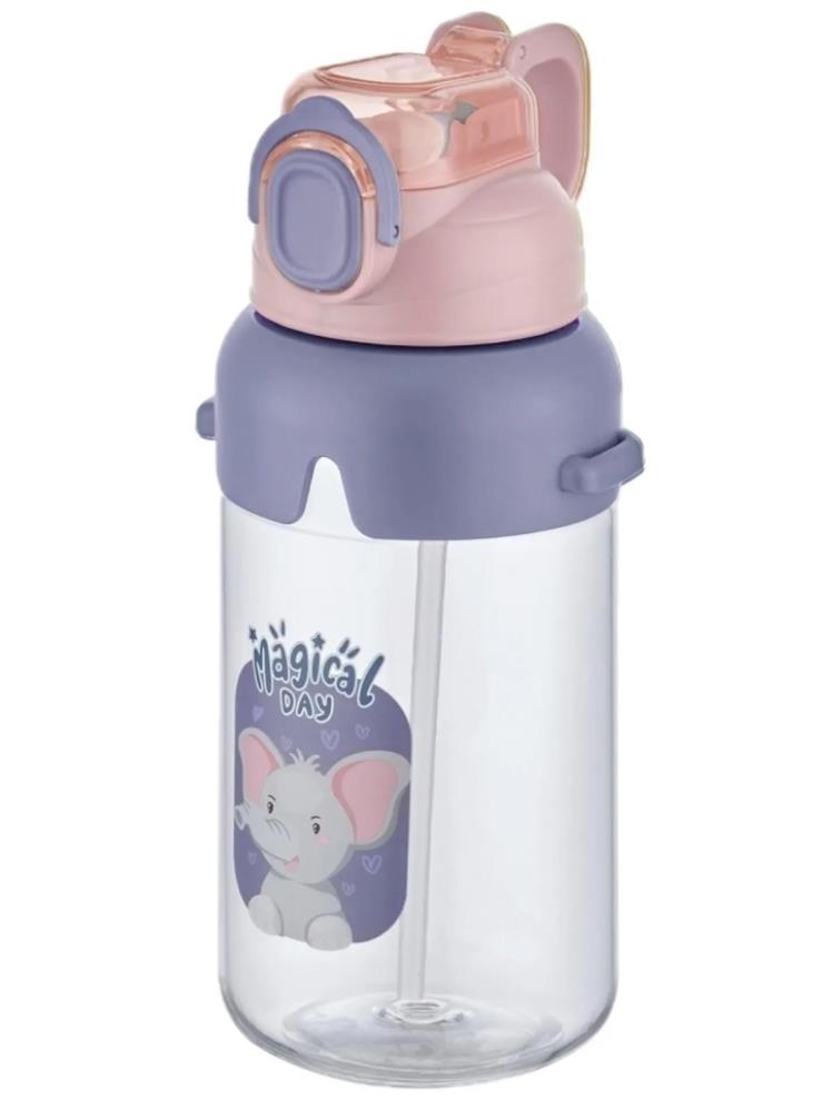 Vagonlife Policarbon Pipetli Matara Suluk 650 ml - Pembe