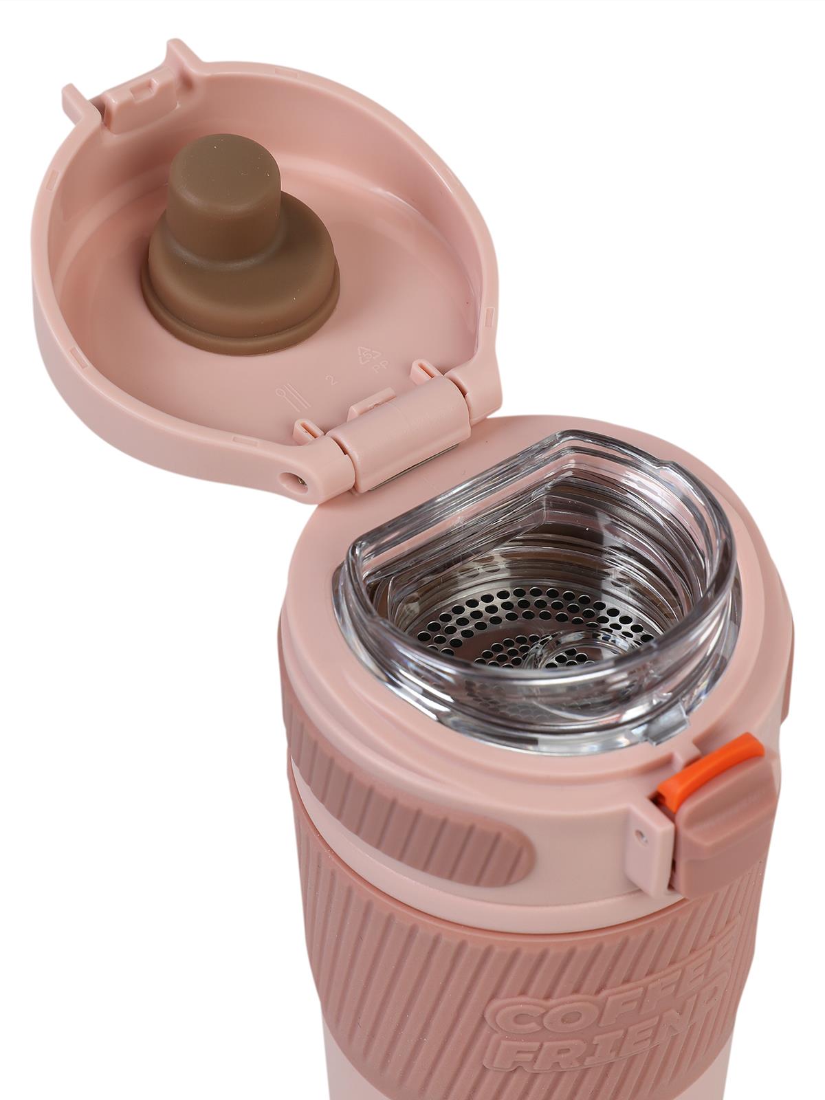 Vagonlife TKK Çelik Termos 450 ml - Pembe