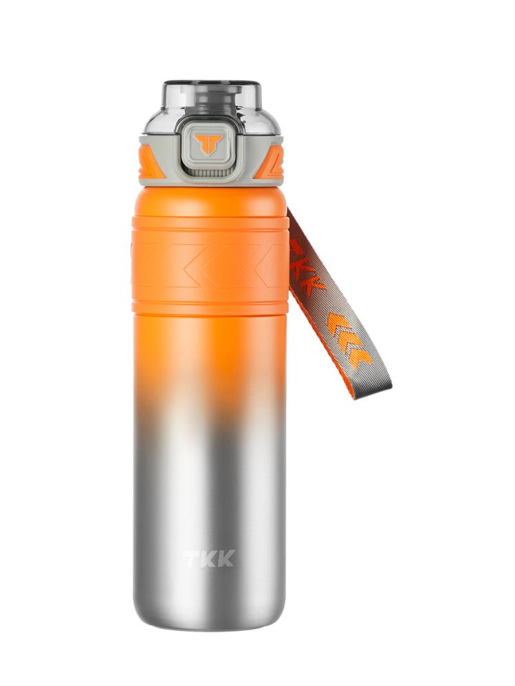 Vagonlife TKK Pipetli Çelik Termos 900 ml - Turuncu