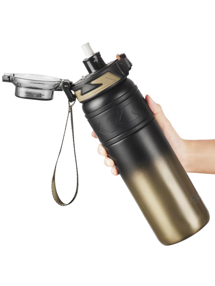 Vagonlife TKK Pipetli Çelik Termos 900 ml - Sarı