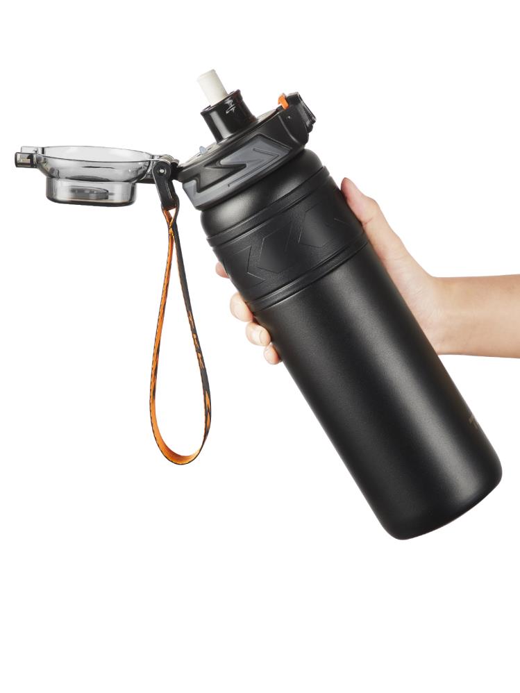 Vagonlife TKK Pipetli Çelik Termos 900 ml - Siyah