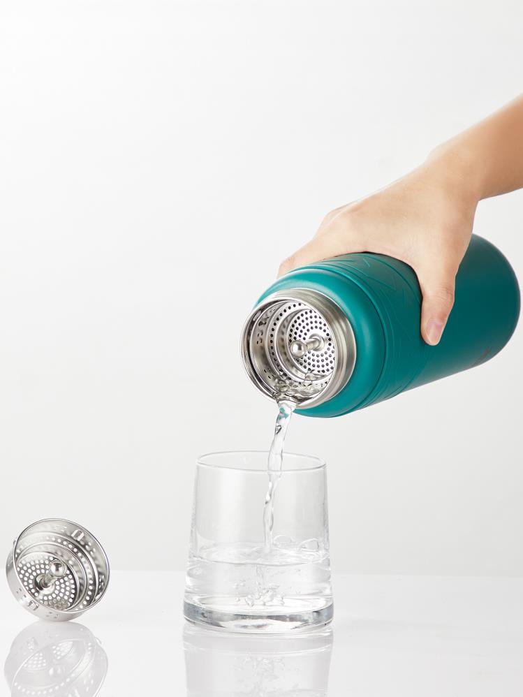 Vagonlife TKK Pipetli Çelik Termos 900 ml - Mavi