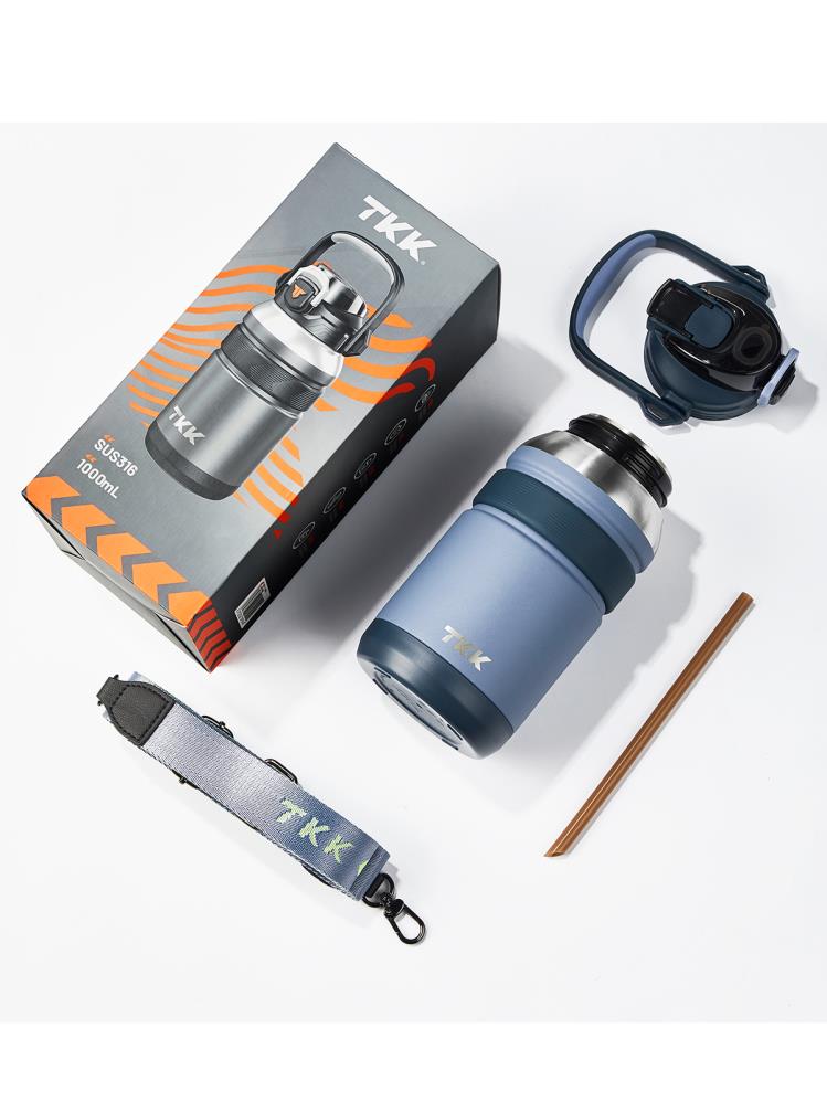 Vagonlife TKK Çelik Termos 1500 ml - Mavi