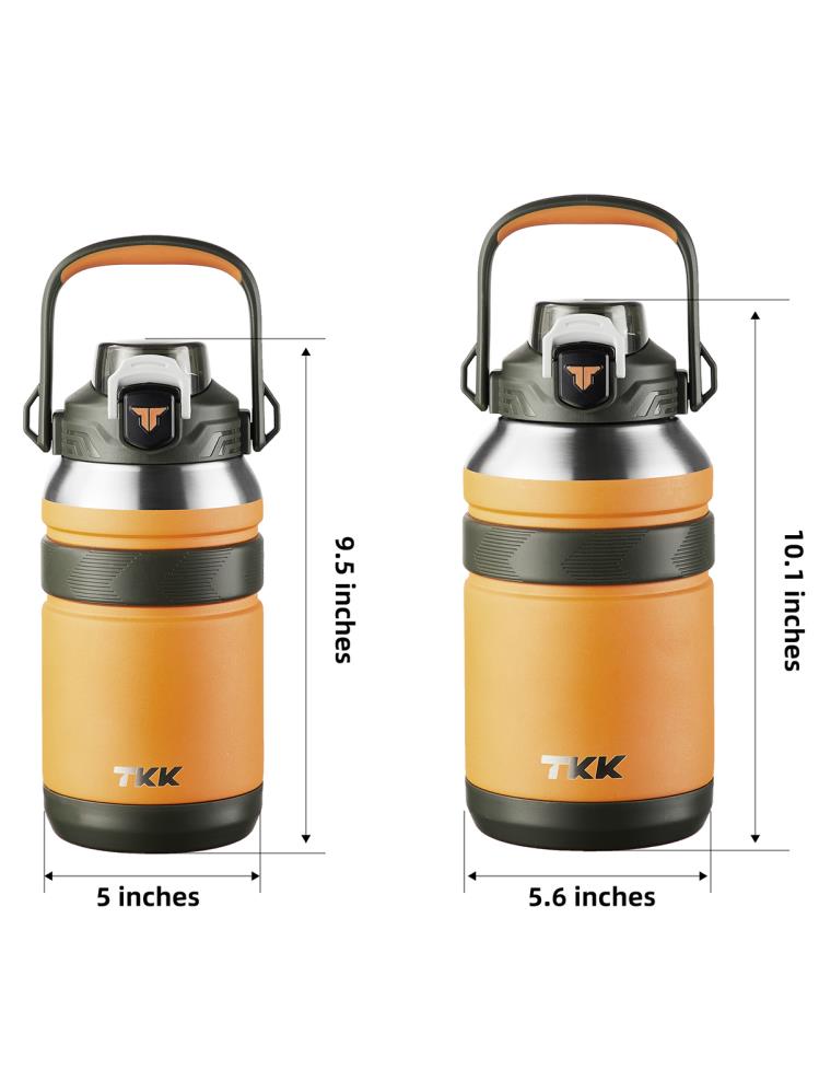 Vagonlife TKK Çelik Termos 1500 ml - Turuncu