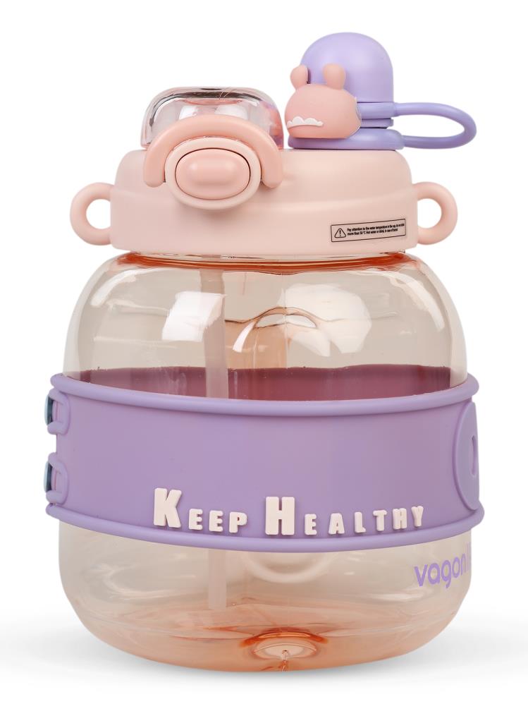Vagonlife Policarbon Pipetli Matara 1000 ml - Pembe
