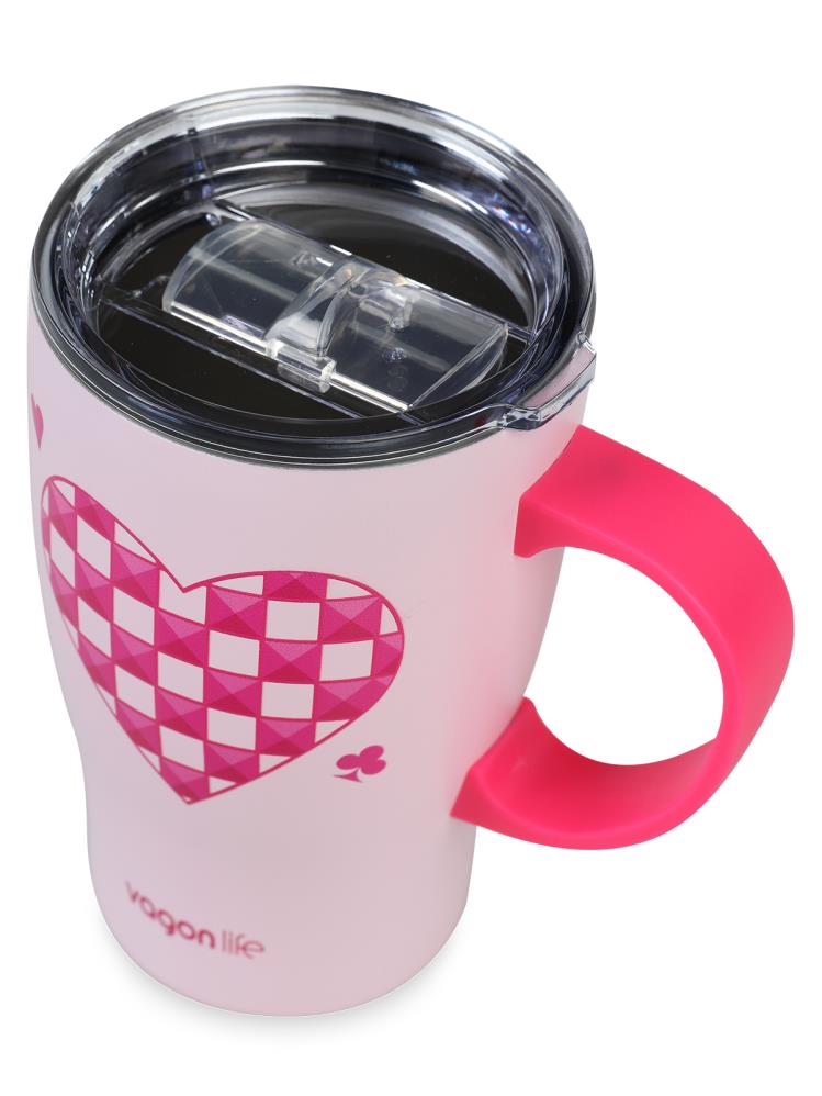 Vagonlife Çelik Termos Matara 480 ml - Pembe