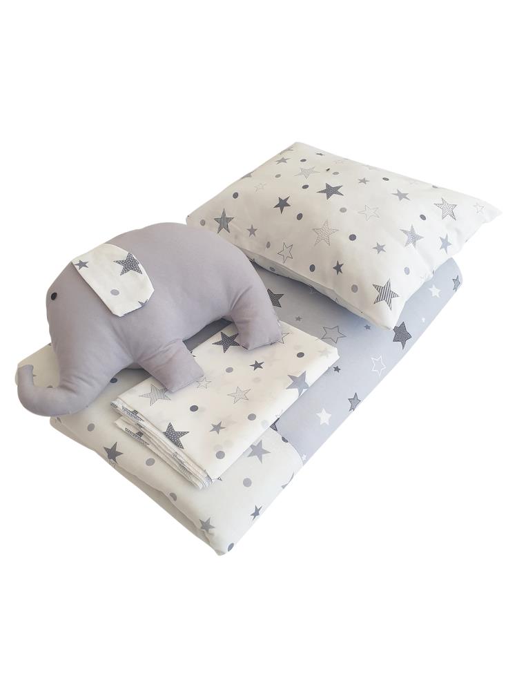 Yuar Baby 5 Parça Oyun Parkı Uyku Seti - Gri