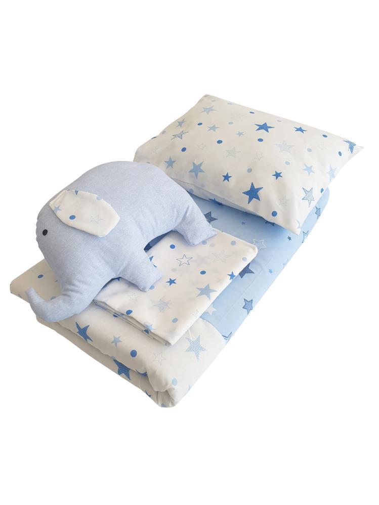 Yuar Baby 5 Parça Oyun Parkı Uyku Seti - Mavi