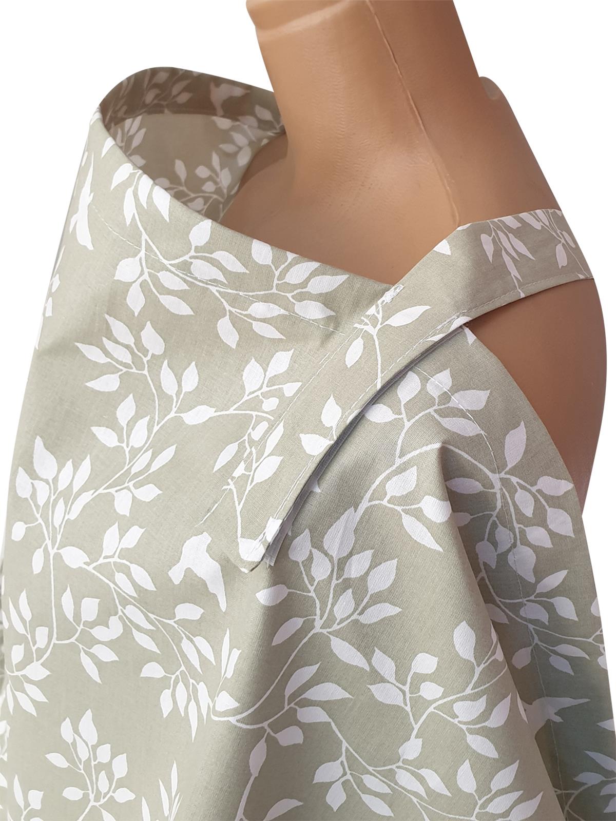 Yuar Baby Çiçek Desenli Emzirme Önlüğü - Yeşil