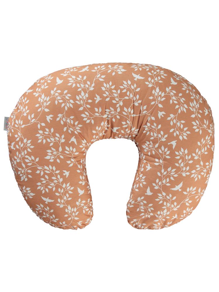 Yuar Baby Çiçek Desenli Emzirme Minderi - Turuncu
