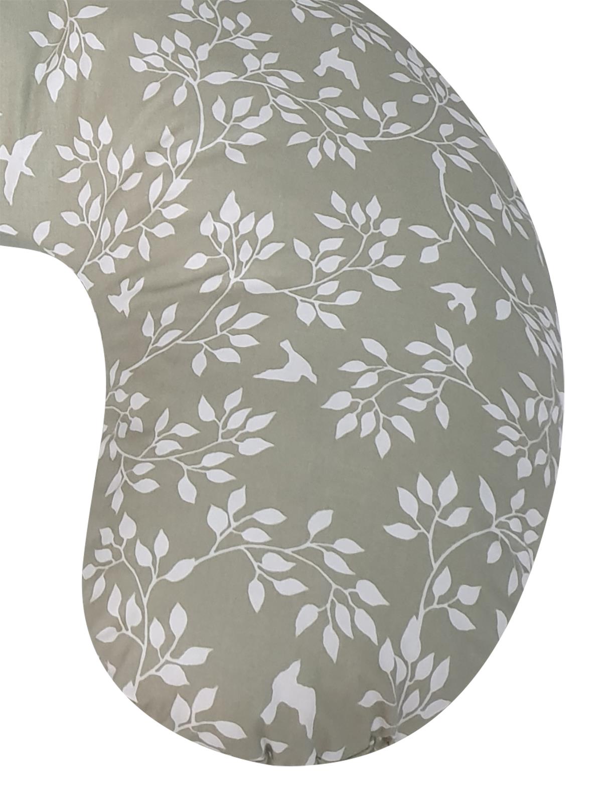 Yuar Baby Çiçek Desenli Emzirme Minderi - Yeşil