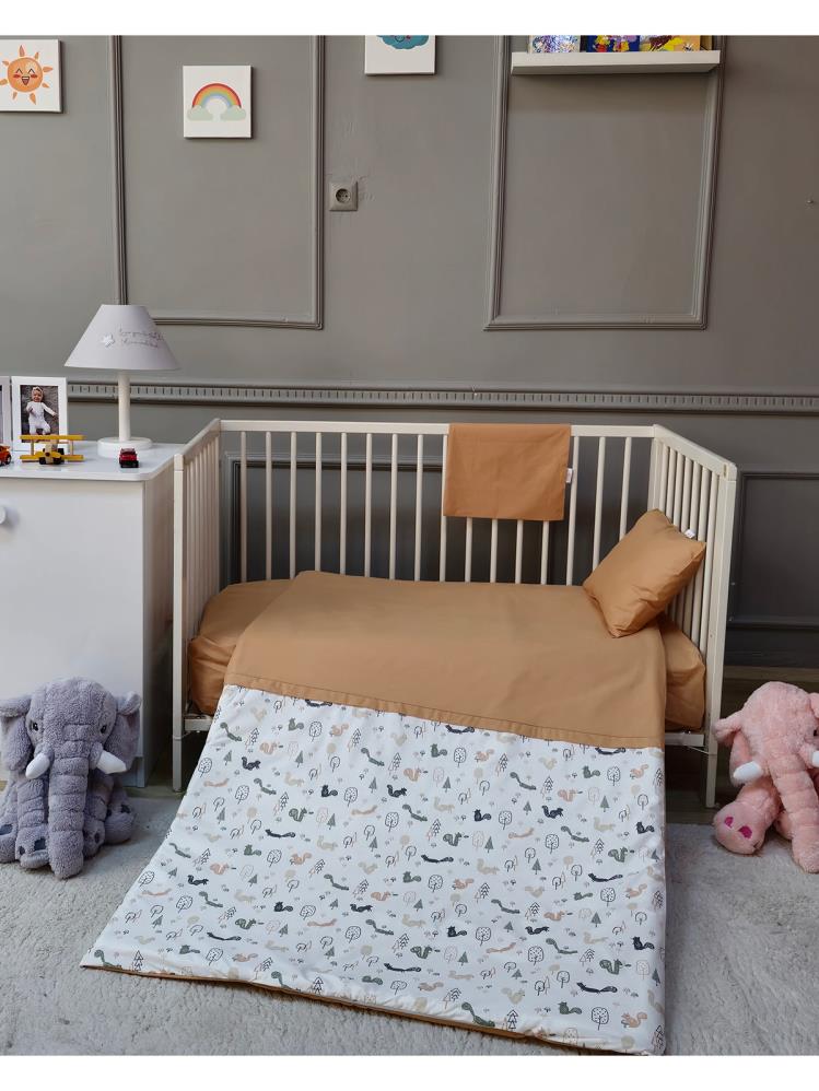 Yuar Baby Bebek Nevresim Seti - Pudra