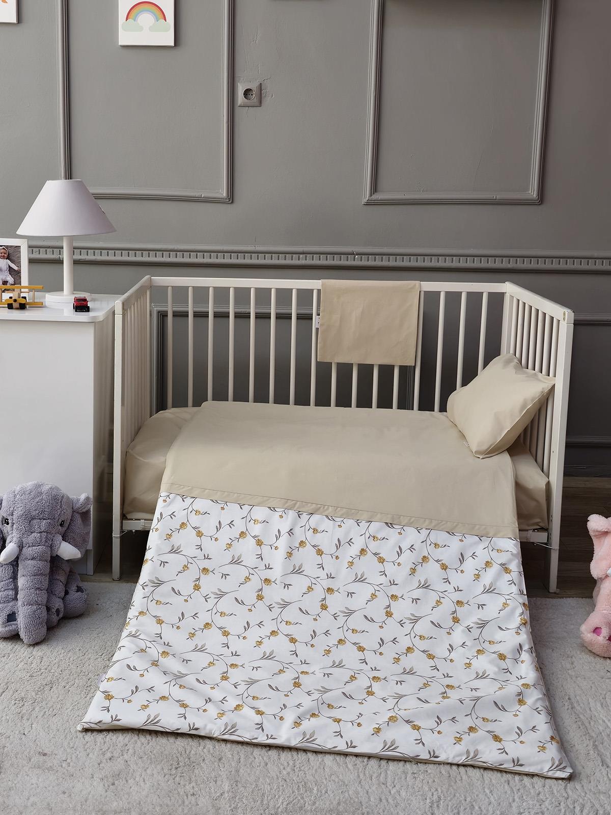 Yuar Baby Bebek Nevresim Seti - Kahve