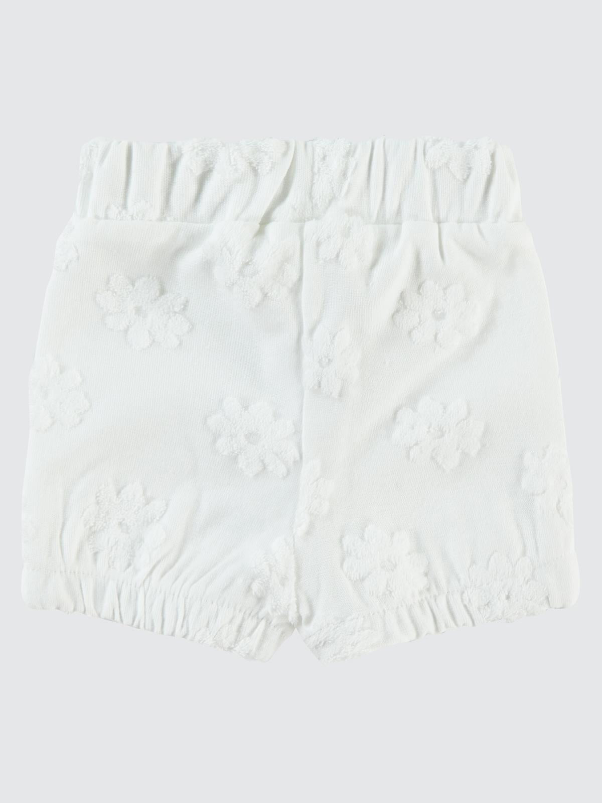 Civil Baby Papatya Kabartmalı 6-18 Ay Şort - Ekru