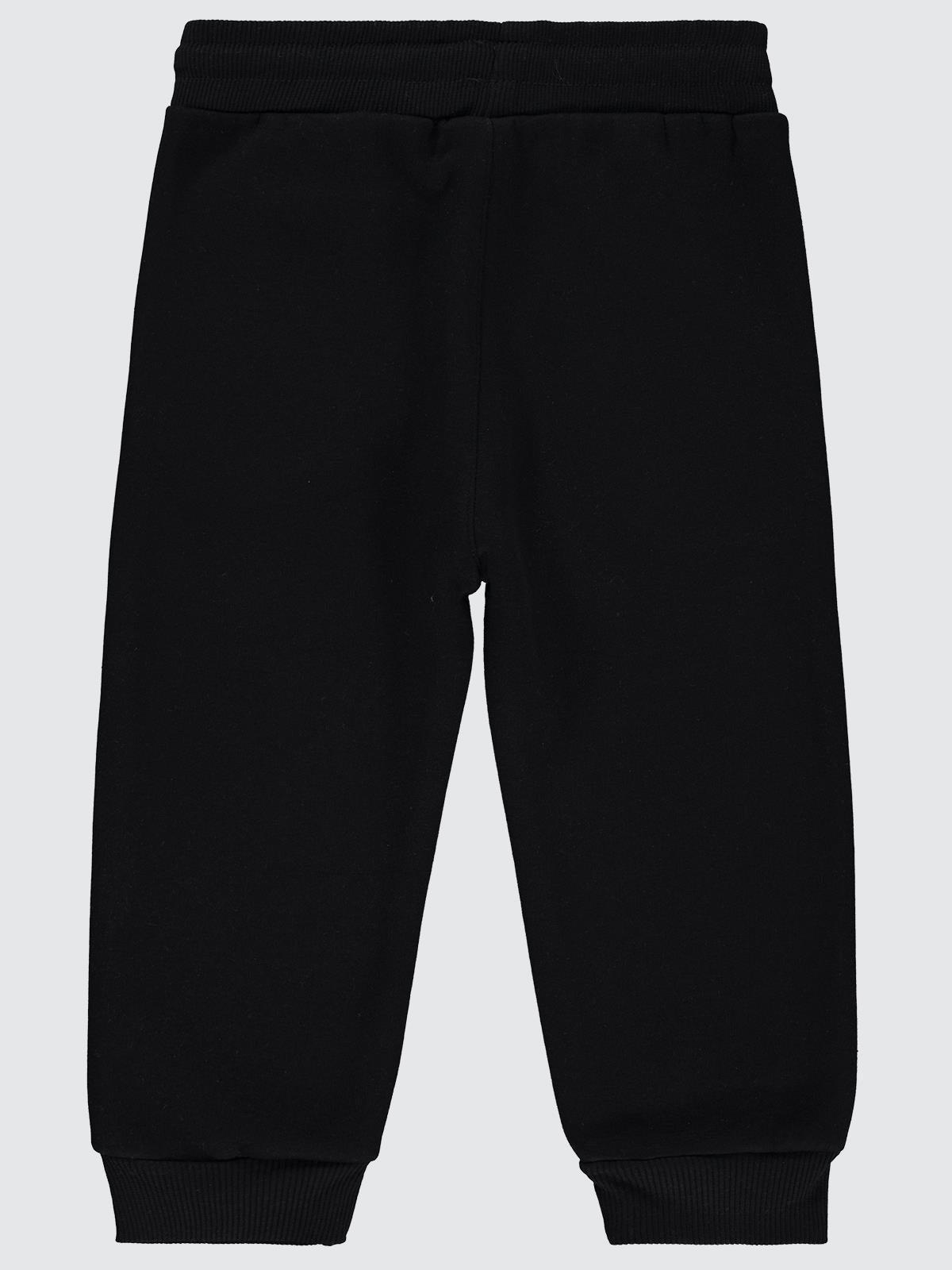 Civil Boys T-Rex Baskılı 2-5 Yaş Eşofman Altı - Siyah