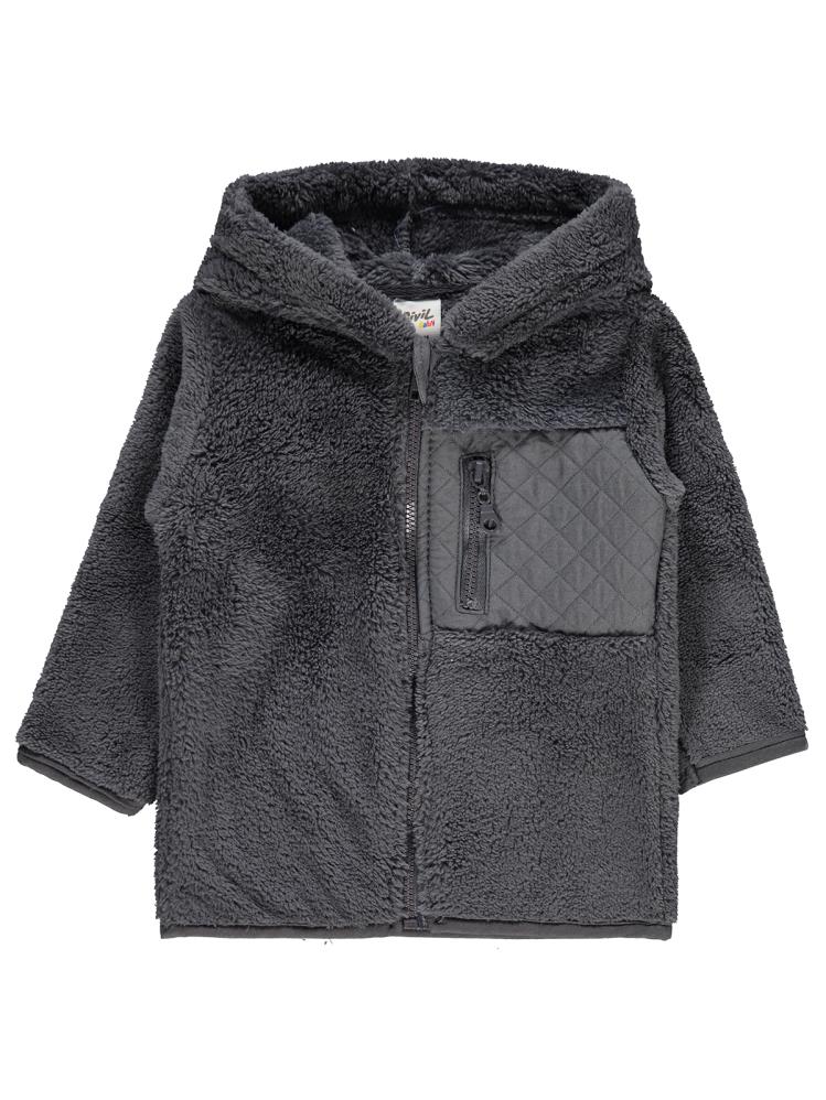 Civil Baby Mikro 6-18 Ay Hırka - Gri