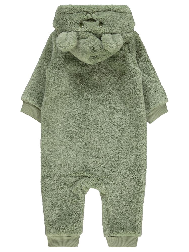 Civil Baby Ayı Nakışlı 6-18 Ay Tulum - Haki