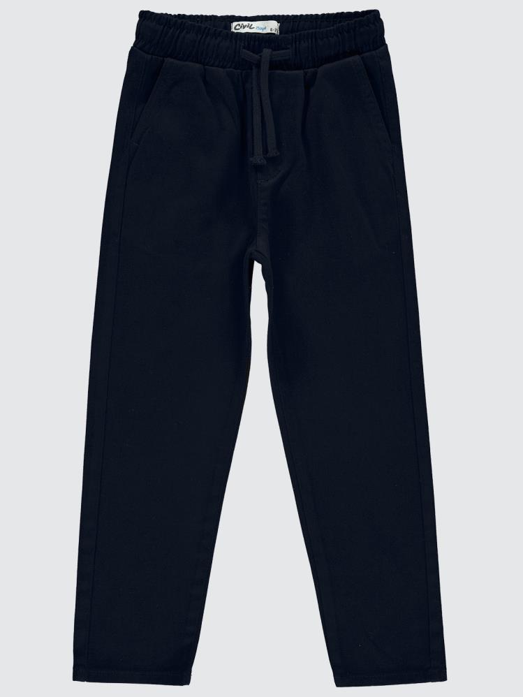 Civil Boys Beli Lastikli Chinno 6-9 Yaş Pantolon - Lacivert