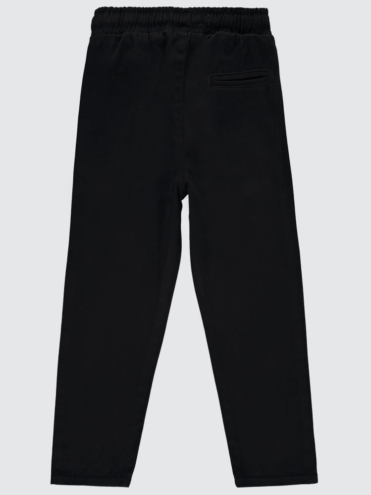 Civil Boys Beli Lastikli Chinno 6-9 Yaş Pantolon - Siyah