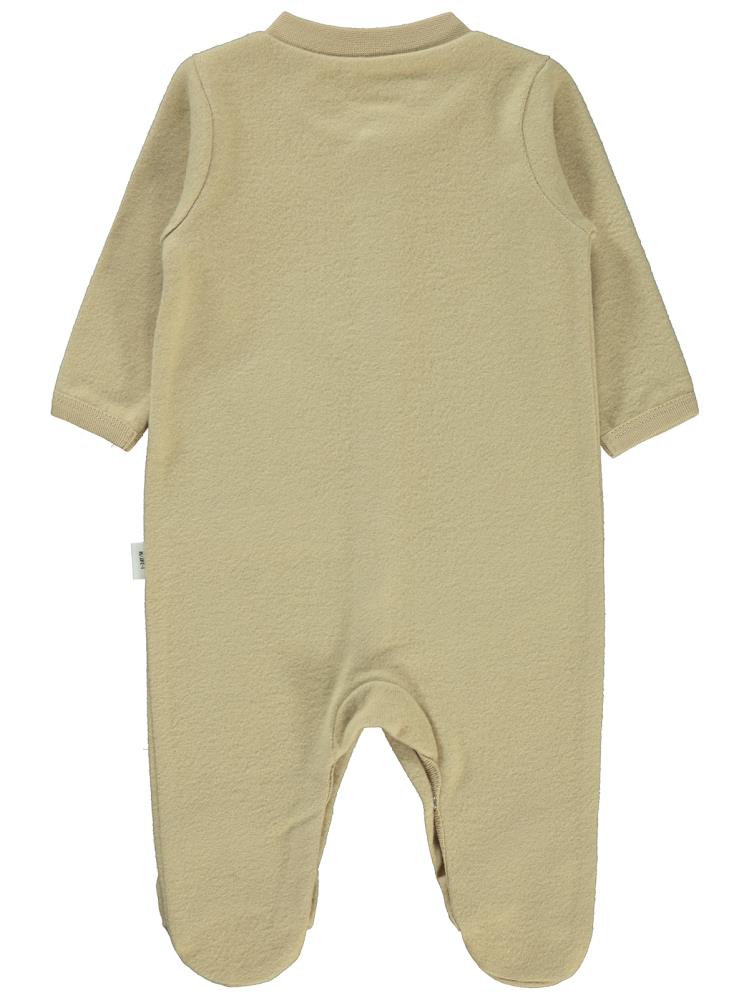 Civil Baby Ayıcık Nakışlı 1-6 Ay Tulum - Kahverengi