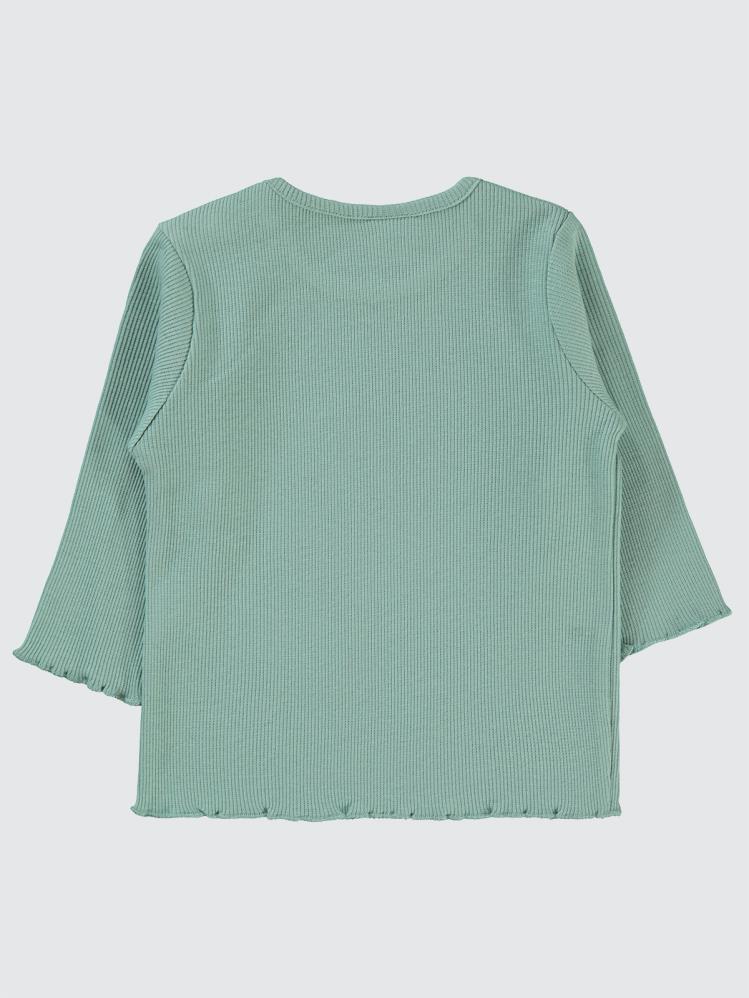 Civil Baby Kol Ucu Detaylı 6-18 Ay Sweatshirt - Yeşil