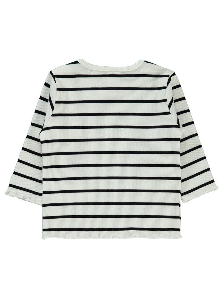Civil Baby Çizgili 6-18 Ay Sweatshirt - Siyah