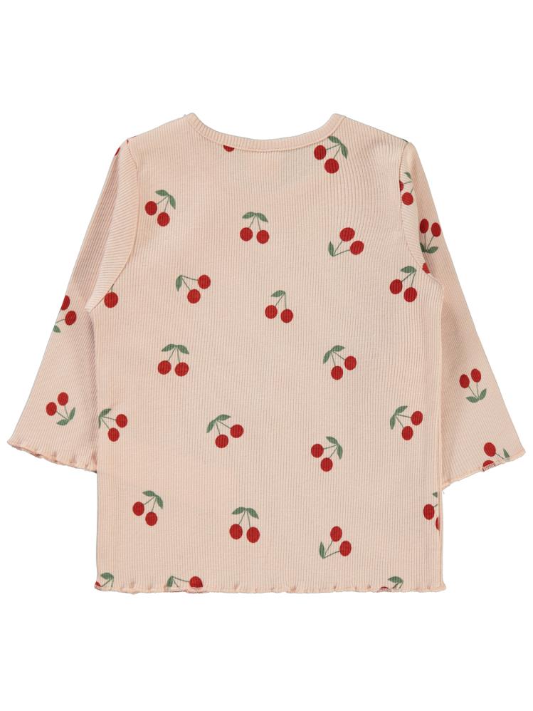 Civil Baby Dağınık Kiraz Empirme 6-18 Ay Sweatshirt - Pudra