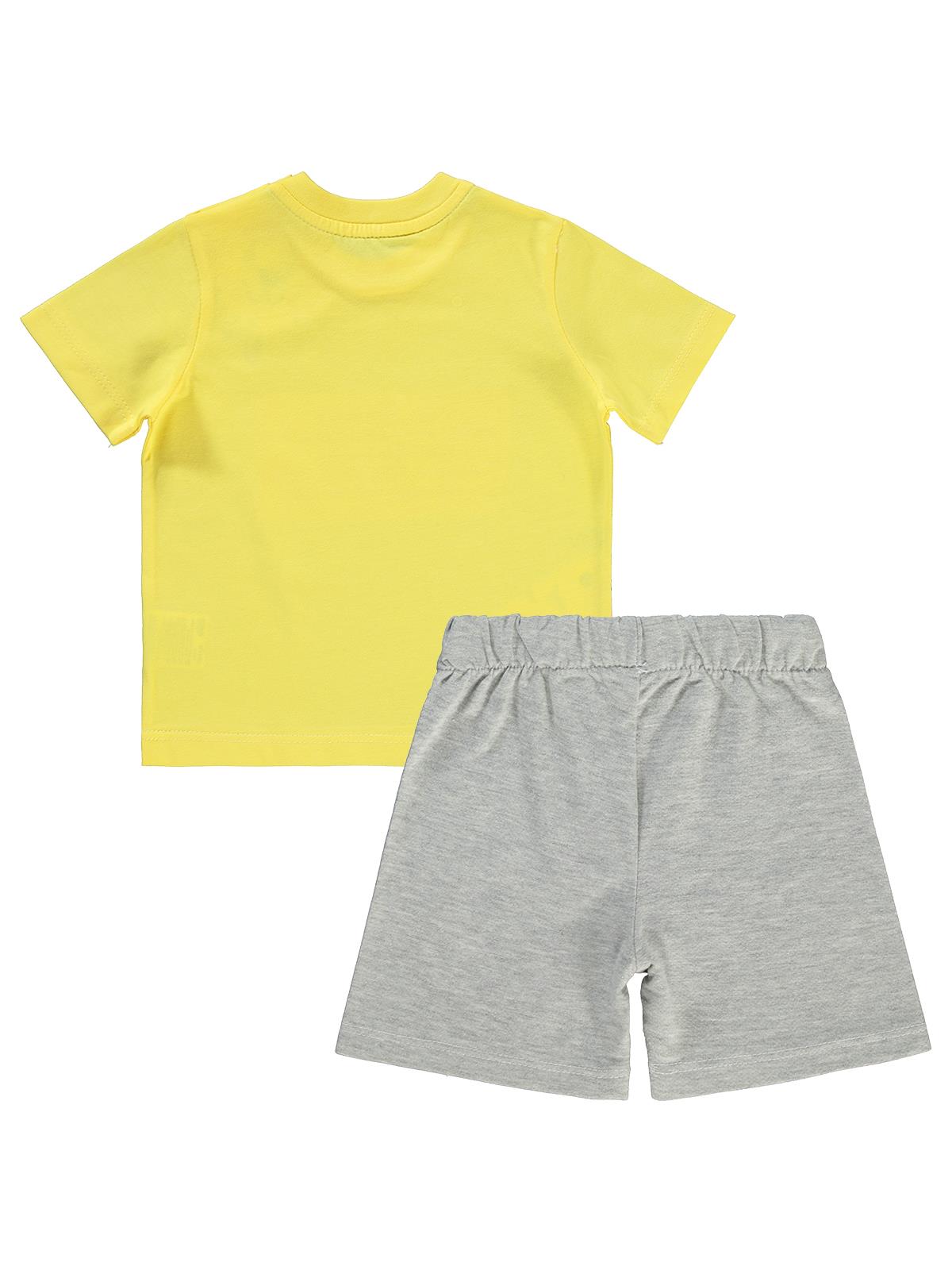 Kumru Lion Aslan Baskılı 6-18 Ay Takım - Sarı