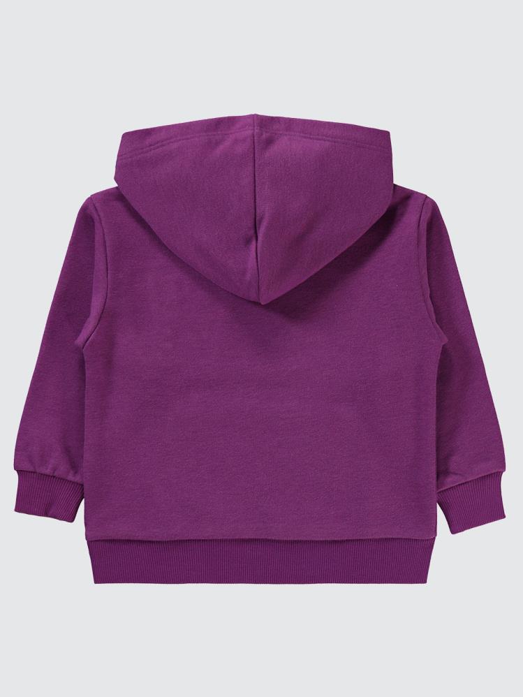 Civil Girls Kanguru Cepli 2-5 Yaş Sweatshirt - Lila