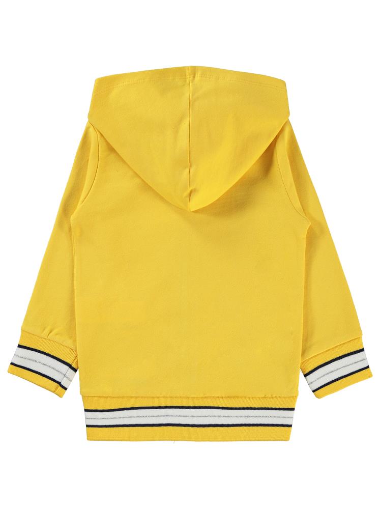 Civil Girls Papatya Baskılı 2-5 Yaş Hırka - Sarı