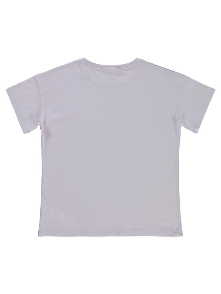 Civil Girls Basic 10-13 Yaş Tişört - Lila