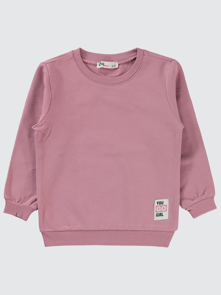 Civil Girls Basic 2-5 Yaş Sweatshirt - Pembe