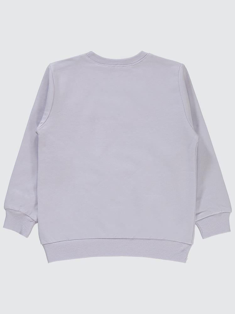 Civil Girls Basic 2-5 Yaş Sweatshirt - Lila