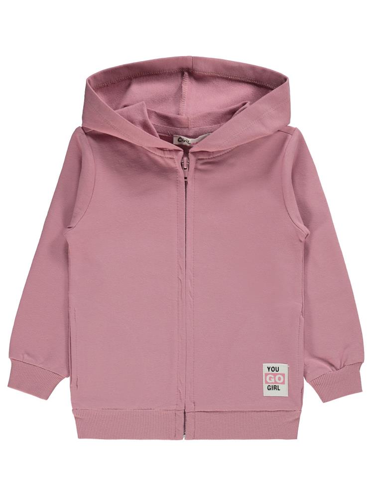 Civil Girls Basic 2-5 Yaş Hırka - Pembe