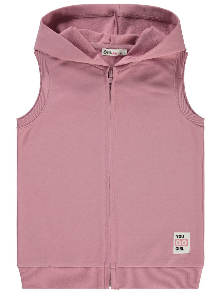 Civil Girls Basic 6-9 Yaş Yelek - Pembe