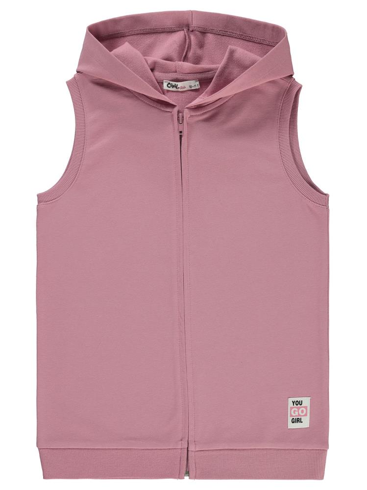 Civil Girls Basic 10-13 Yaş Yelek - Pembe