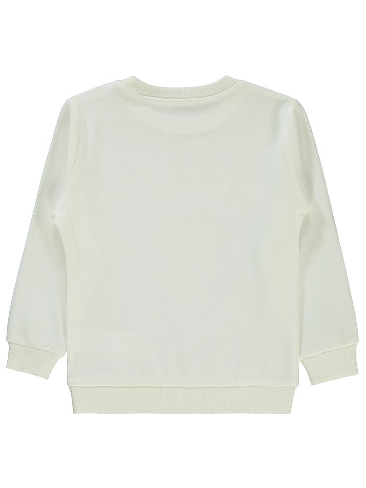 Civil Girls Magıcal Baskılı 2-5 Yaş Sweatshirt - Ekru