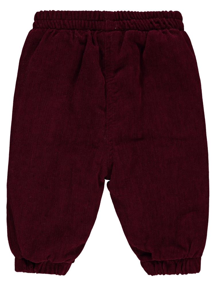 Civil Baby Çiçek Nakışlı 6-18 Ay Pantolon - Bordo