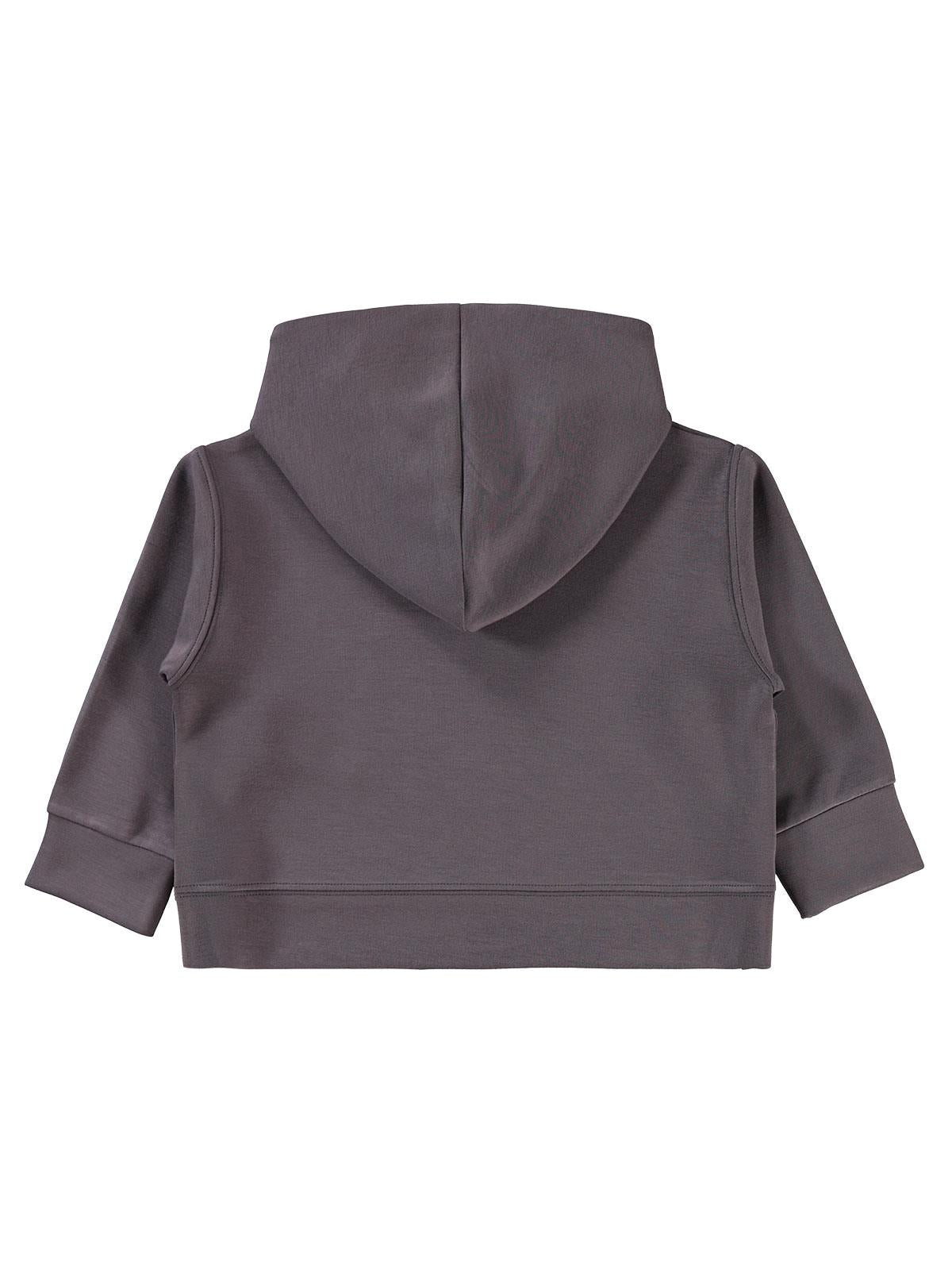Civil Kız Çocuk Beautiful Baskılı Sweatshirt | Double Face İnterlok | Okul Kreş ve Günlük Kullanım - Gri